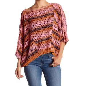 Free People Pearl Searching Oversized Knit Sweater